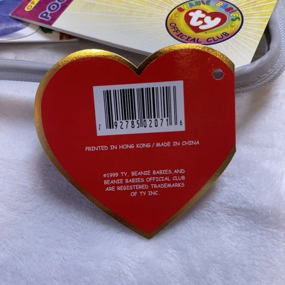 Vintage OPENED TY Beanie Babies‎ Membership Official Club Kit with Bear & Coin